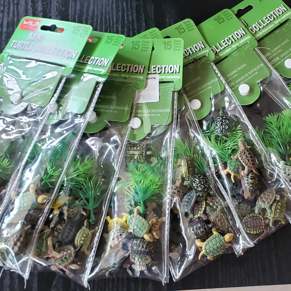 COPY - Mini Turtle Collection Wild Republic 15 Pieces/pack - see description